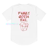 Image 2 of ZEN EXP - “Family Gotta Eat” Recycled baseball jersey