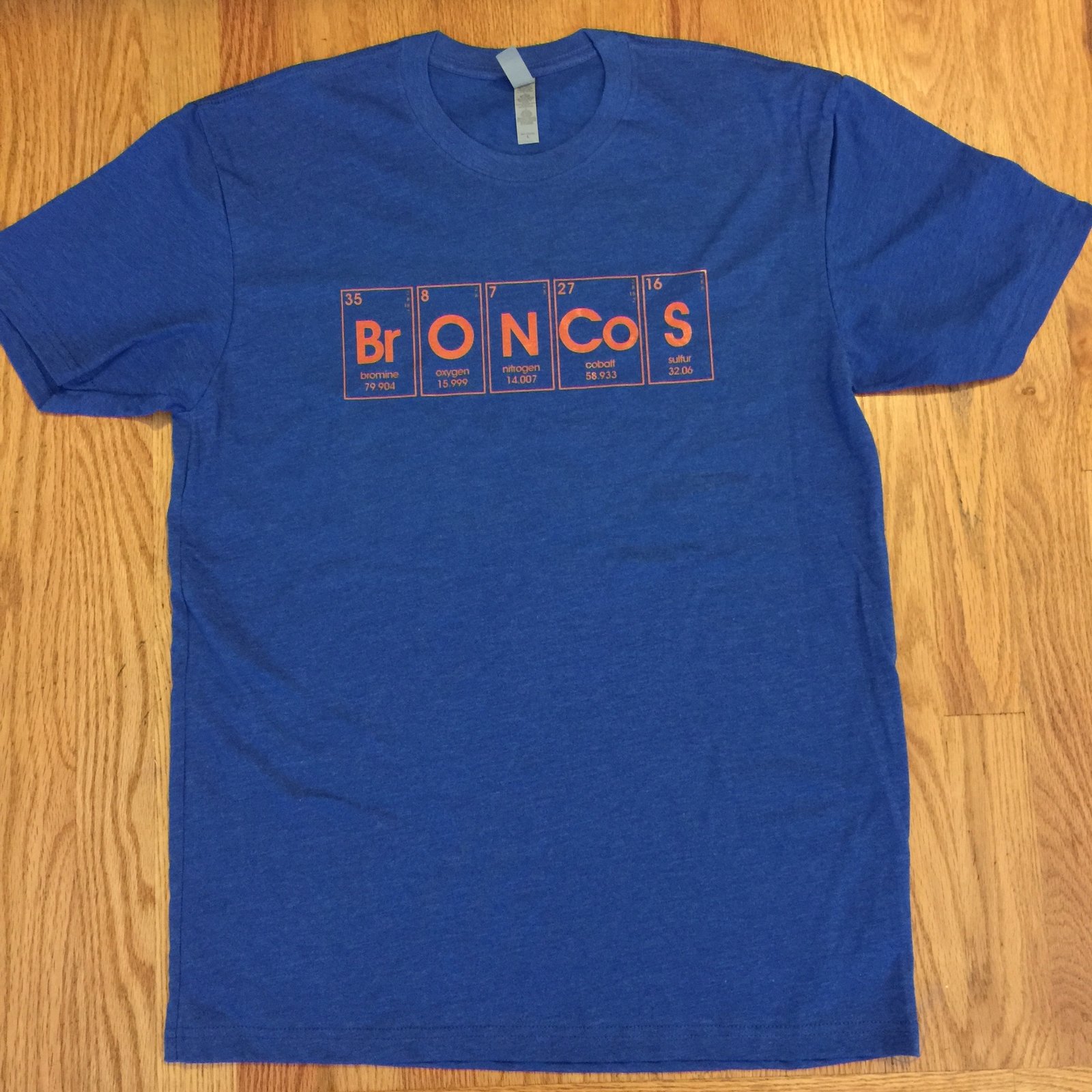 broncos graphic tee