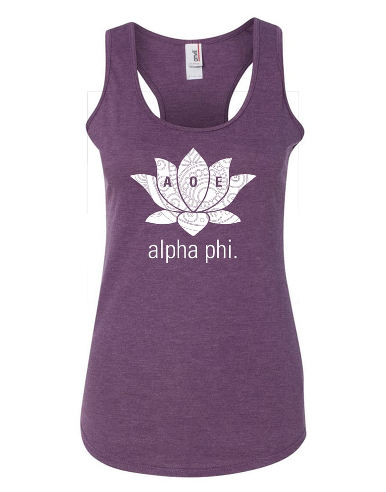 Image of Alpha Phi Lotus Tank