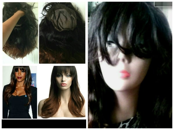 Image of Kelly Rowland full lace RPG Show ombre wig 14 inches