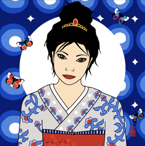 Image of Kimono Blue