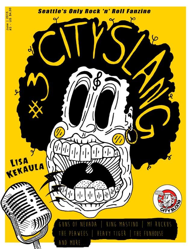 JanML Records — CITY SLANG 'ZINE 3 Seattle's Only Rock 'n' Roll Fanzine