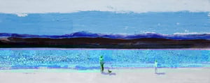 Image of Looking out over a turquoise sea - Arisaig Scotland