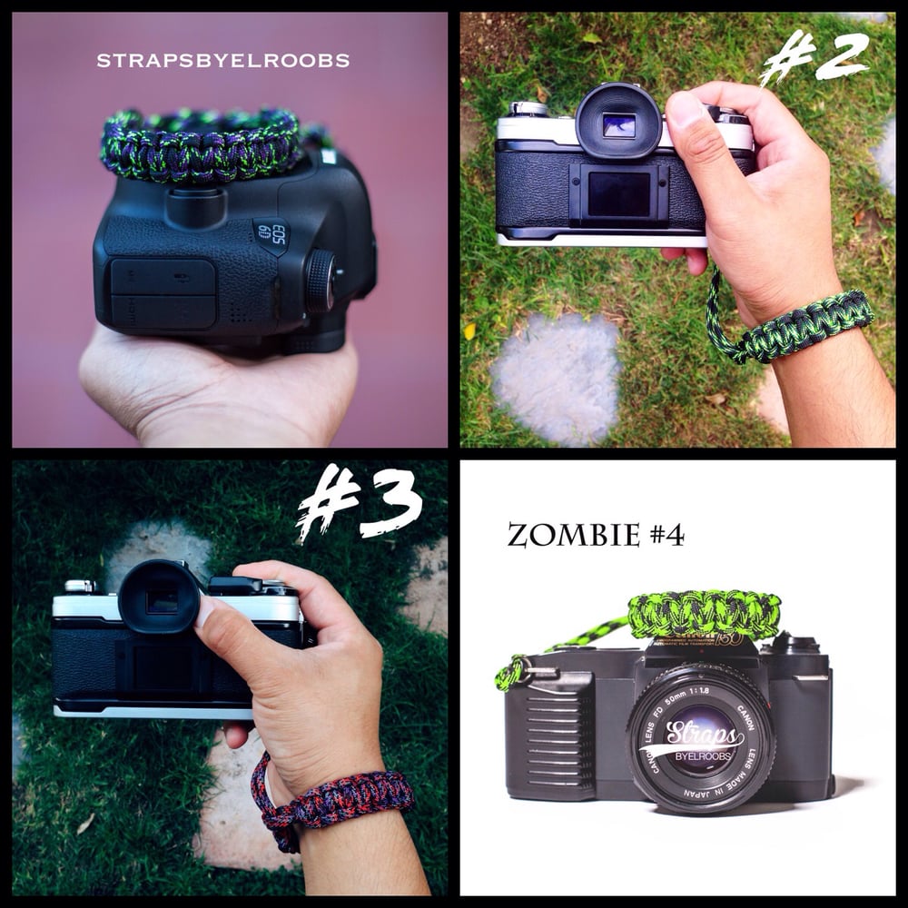 Image of Zombie edition 1,2,3,4 camera wrist straps