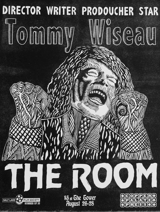 Image of The Room Movie Poster. Worst Movie Ever Made Ever!