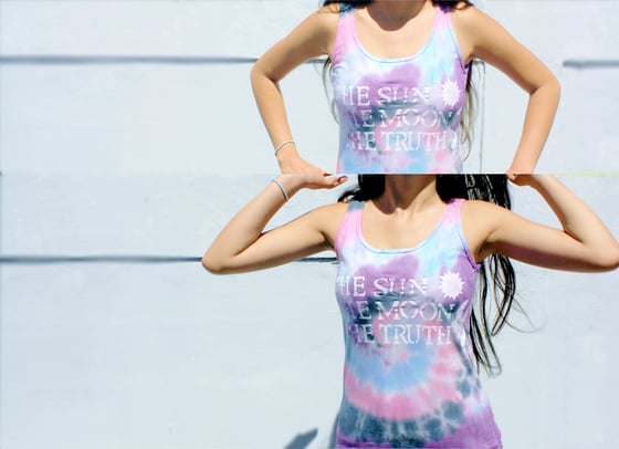 Image of The Sun, The Moon, The Truth Tie Dye Tank Top