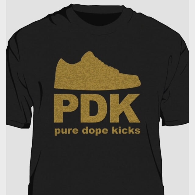 PDK Logo T-Shirt (Gold) / PureDopeKicks