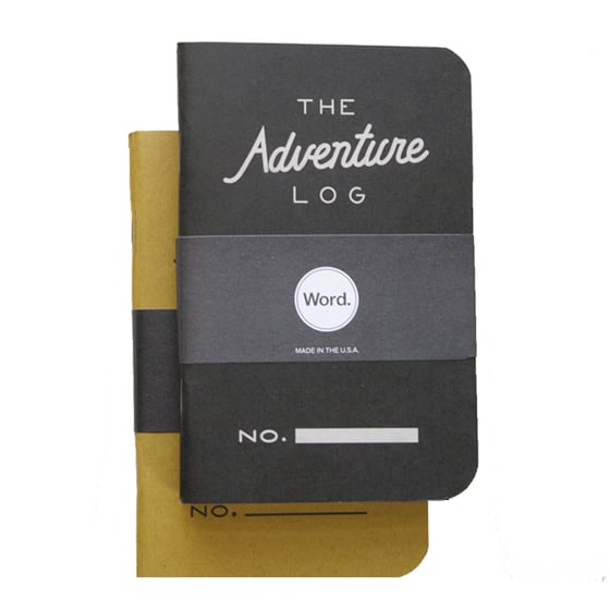 Image of Word. Notebooks - Adventure Log