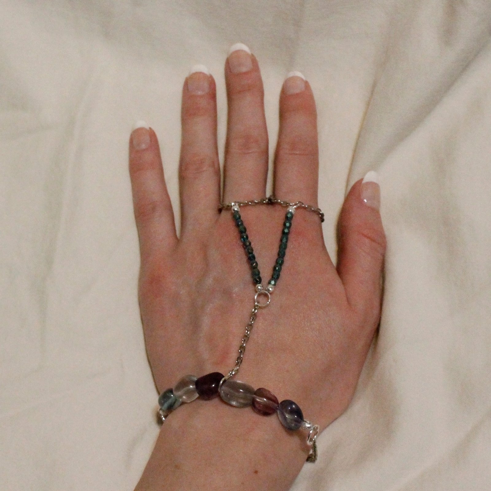 Bracelet Chain Link Hand Ring | Gold Bracelet Hand Ring Chain - Fashion  Heart Pendant - Aliexpress