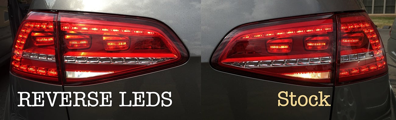 Image of New Reverse LEDs For your Euro Tails Fits: MKVII 2015+ Volkswagen GTI / Golf 