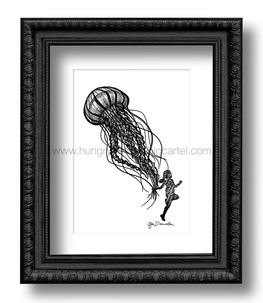 Image of "Quallon" - Limited and numbered art print