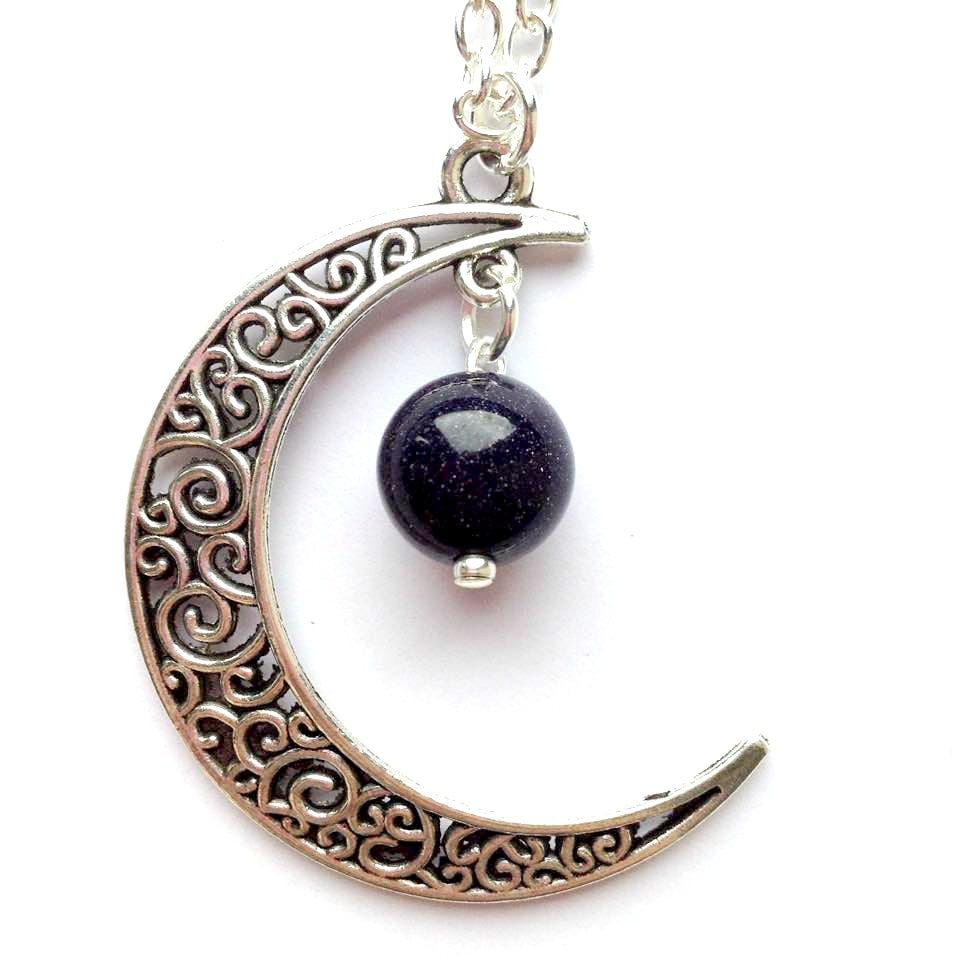 Image of Moon and stars necklaces