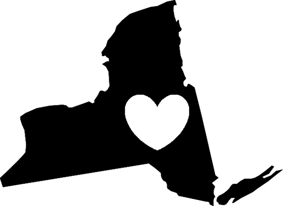 Image of I LOVE NY "HEART" DECAL (2) PER ORDER