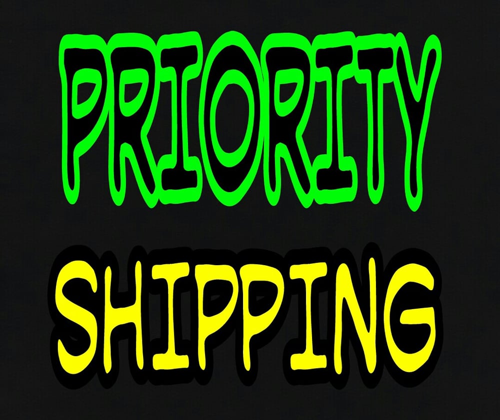 Image of PRIORITY OR  NEXT DAY SHIPPING