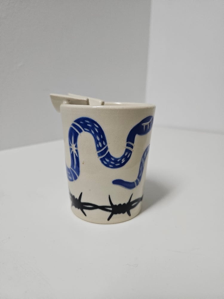 snake joint ashtray/paint cup (2)