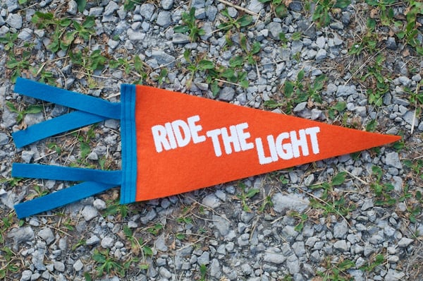 Image of Ride the Light Pennant