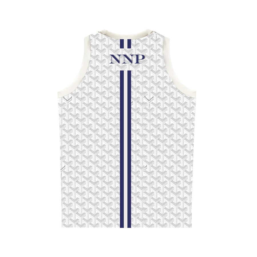 Image of Goyard "Inspired" Basketball Jersey - White