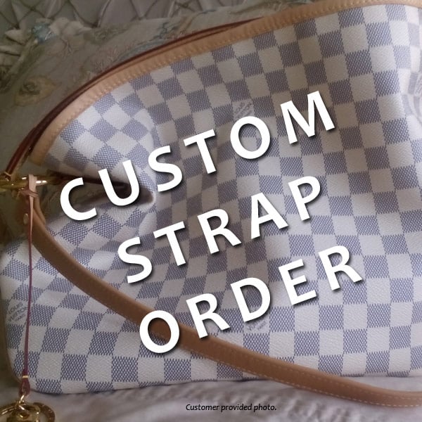 Image of Custom Replacement Straps & Handles for Louis Vuitton (LV) Handbags/Purses/Bags