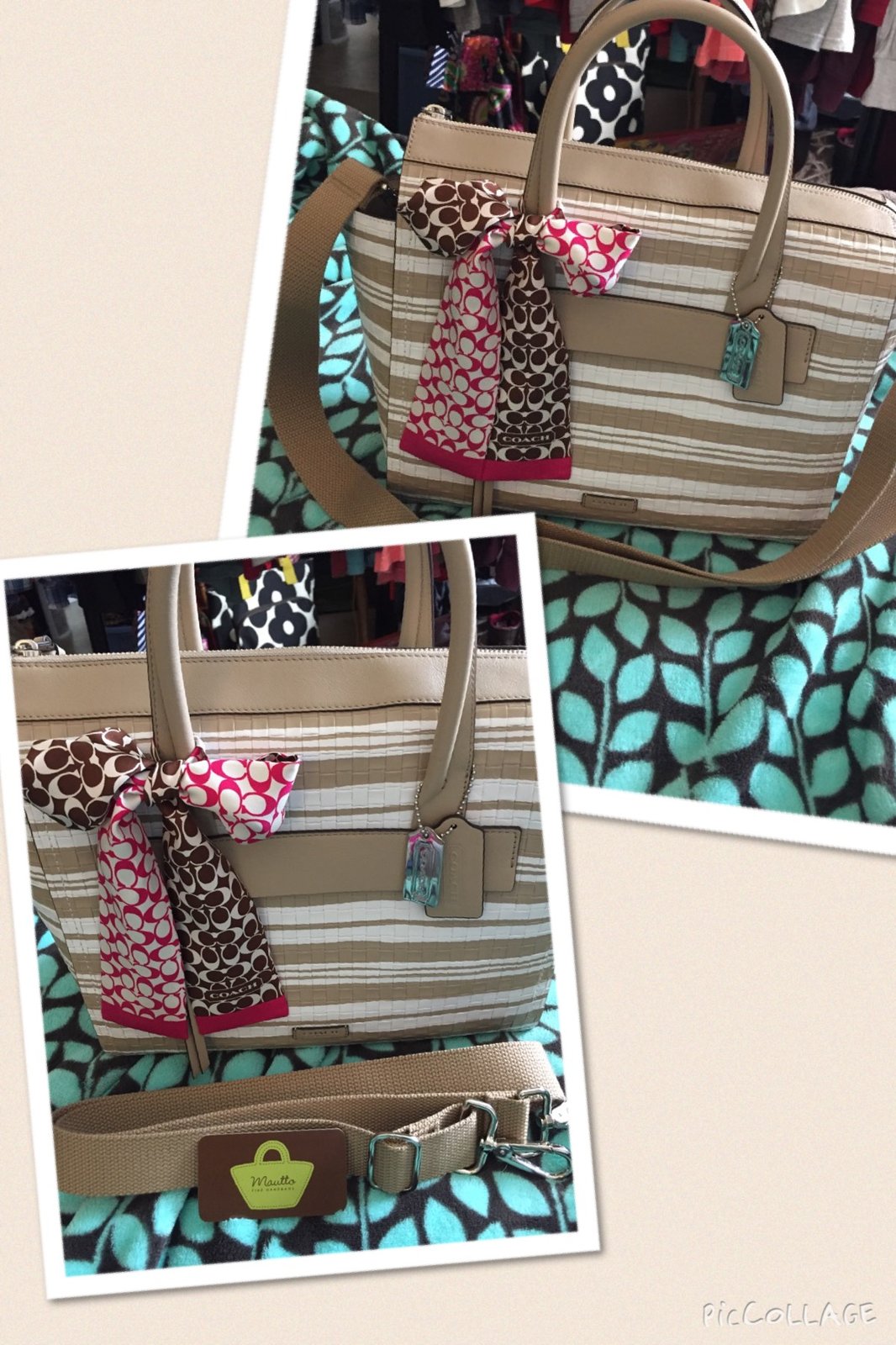 coach purse handles