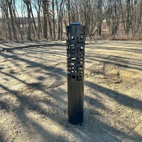 Image 2 of Garden Column - Rolled Garden Pillar - Geometric Pattern