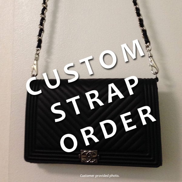 chanel handbag straps replacement crossbody gold