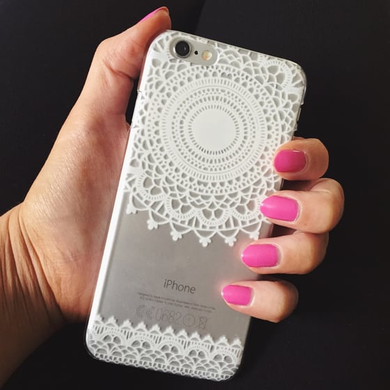 Image of 'Bali' White Henna Phone Case