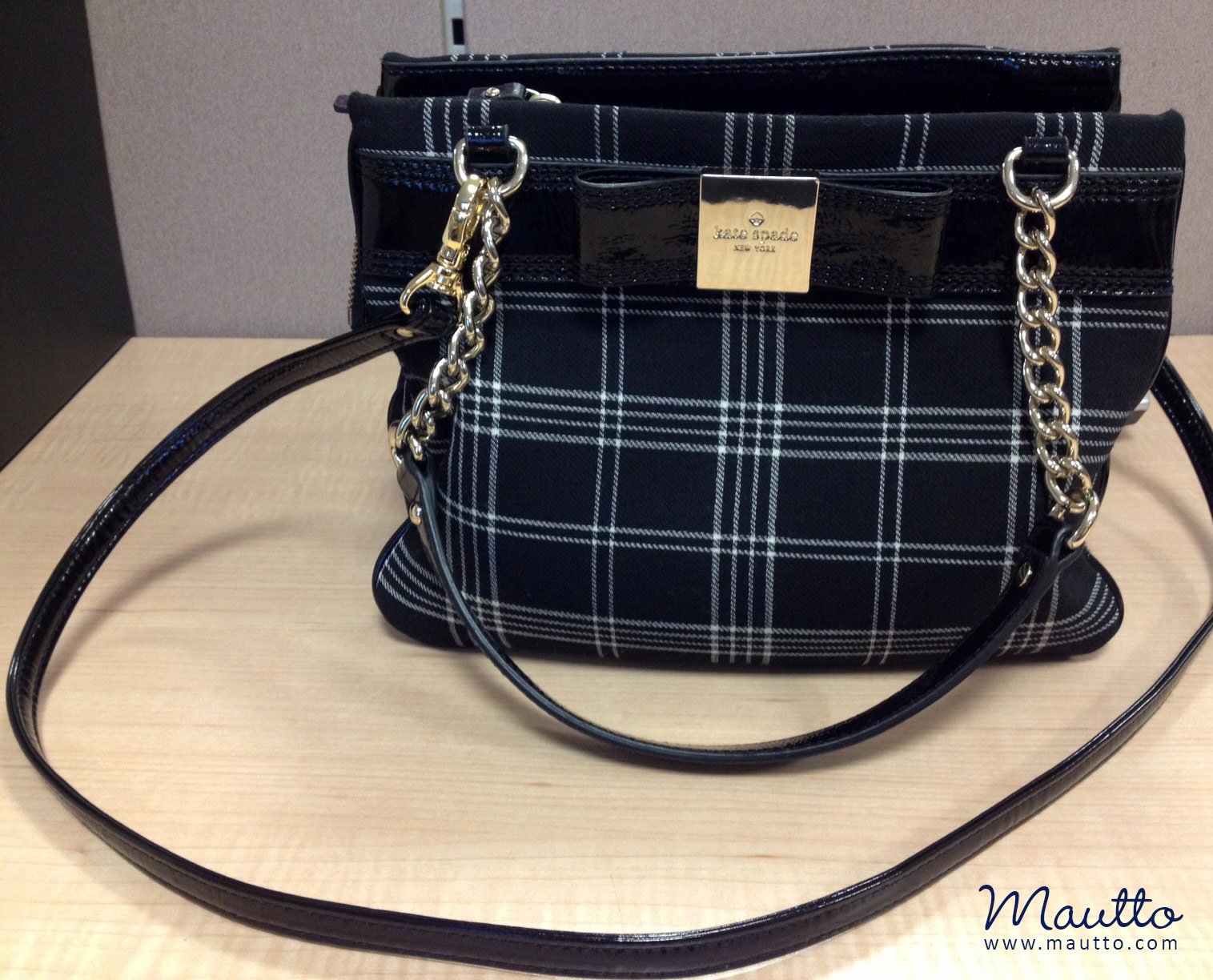 kate spade cross body strap patent leather by mautto