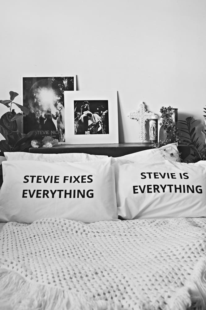 Image of Stevie Nicks pillow case pair