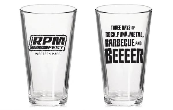 Image of RPM Pint Glass (PICKUP ONLY)