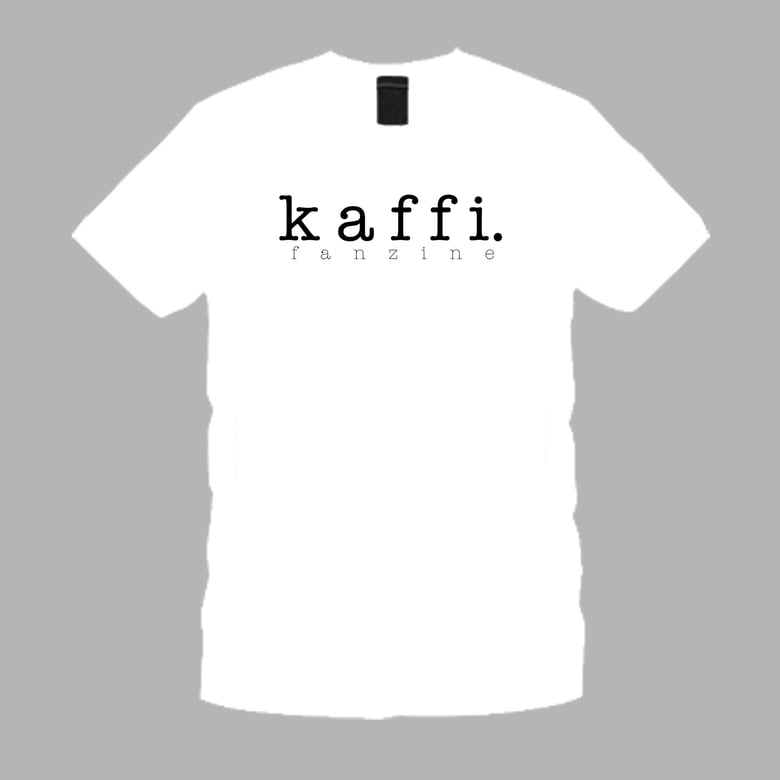 Image of kaffi fanzine t-shirt (White)