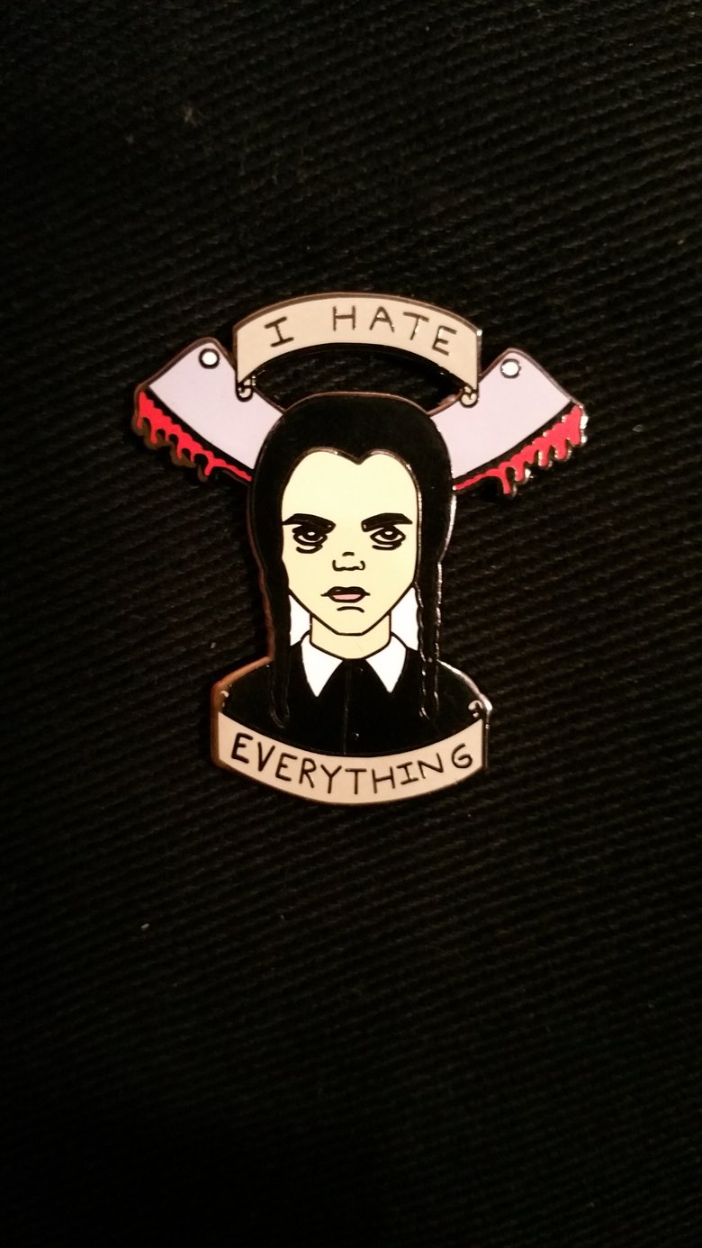 Image of Wednesday Addams Pin (Color)