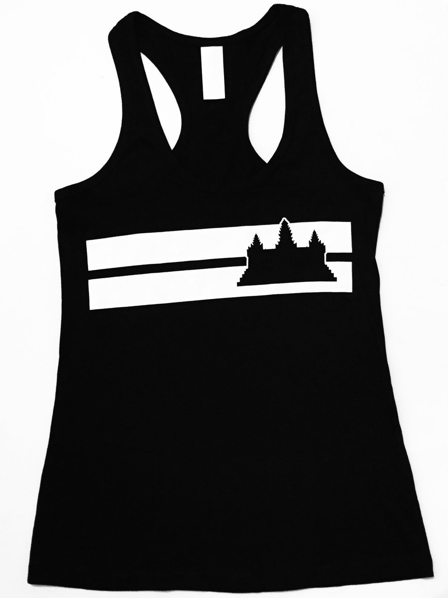 Image of Ladies RC Angkor Wat Double Stripe Tank 