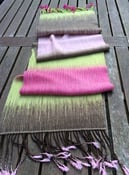 Image of Handwoven Scarf or Stole, Colour Control, 100% wool