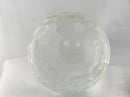 Image of BEAUTIFUL HEXAGON CUT CRYSTAL BALL WITH WOODEN STAND