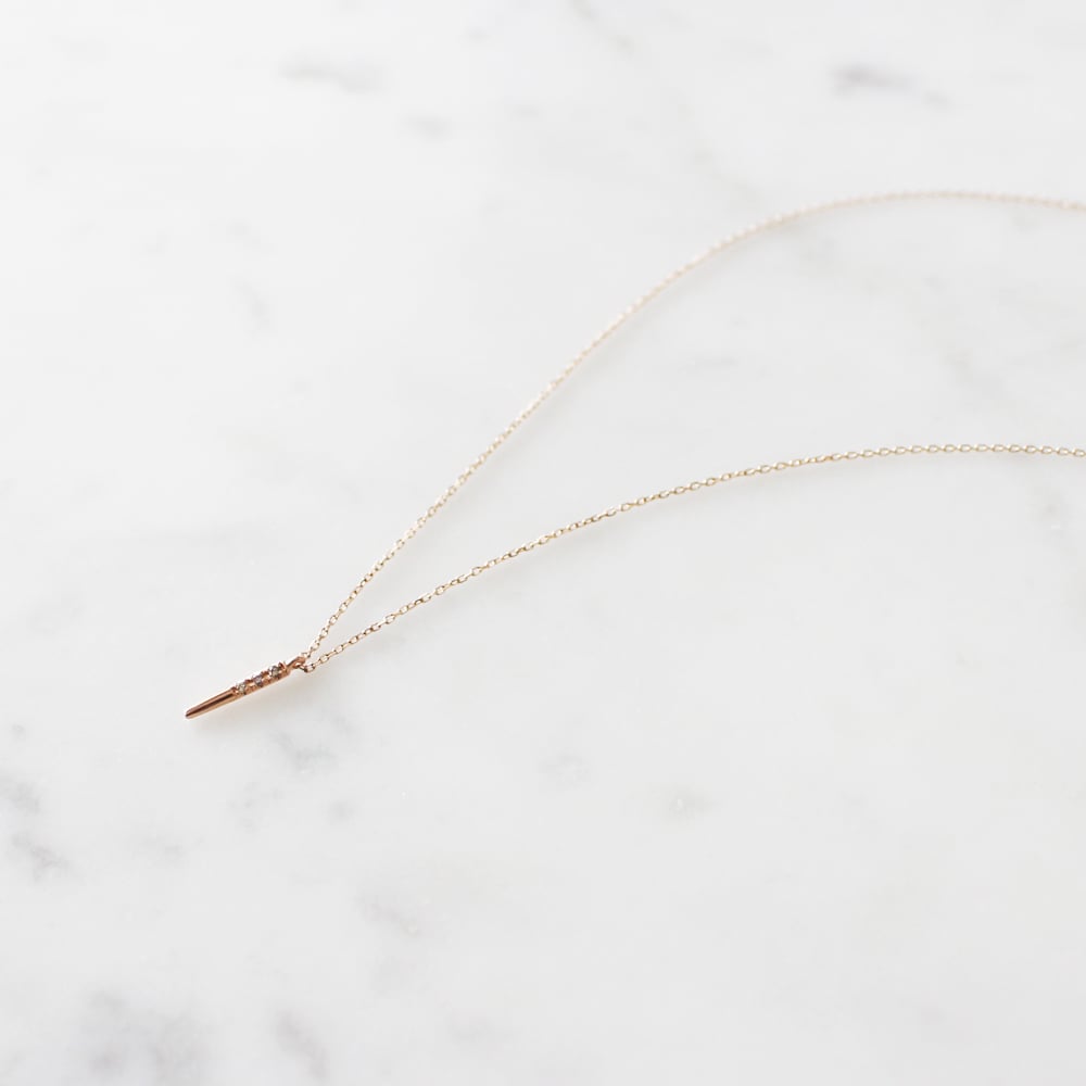 Image of Dewy Orchid Pendant Necklace