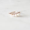 4 Pearls Dewy Orchid Ring