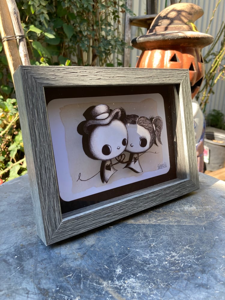 Image of "Love On A String" Shadow Box