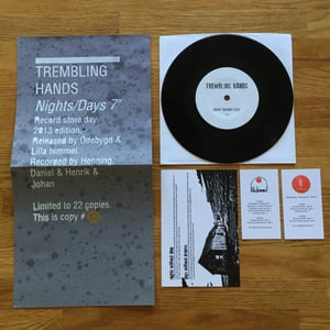 Image of Trembling Hands - Nights/Days 7" (RSD version)