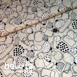 Image of Tela algodón patchwork: Monederos B&W Cotton and Steel