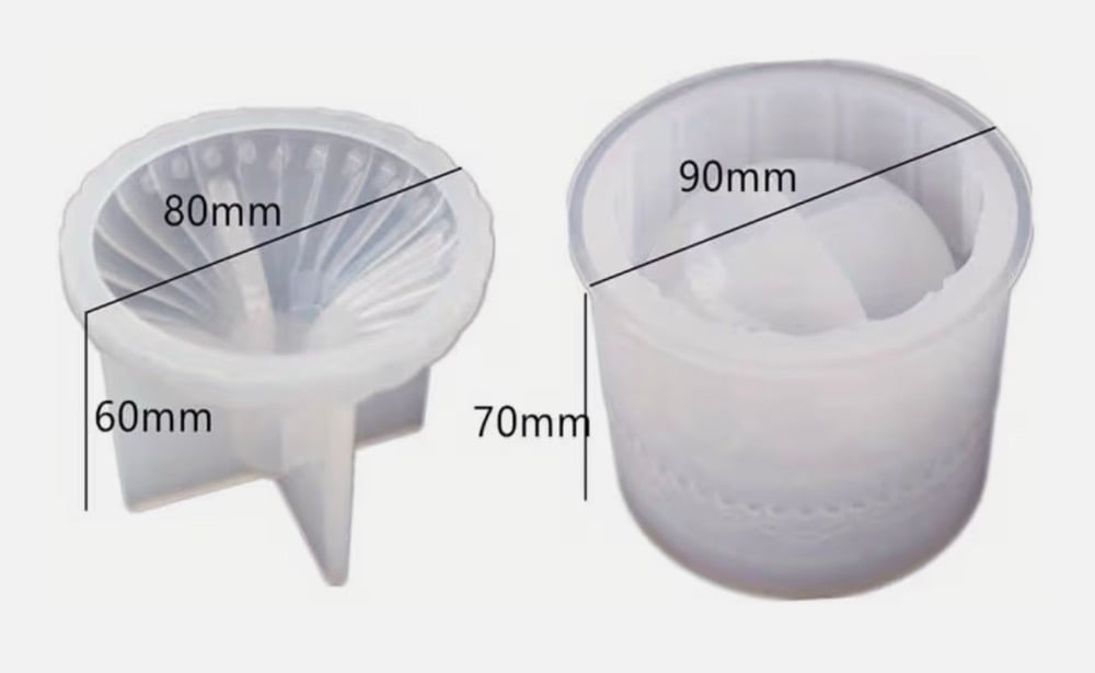 Image of Translucent Pink and Glitter Jar