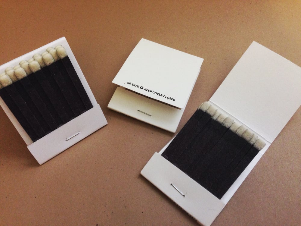 Image of 100 Plain White Matchbooks