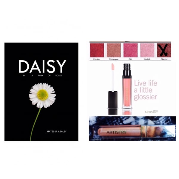 Image of Daisy In A Field Of Roses + Artistry Light Up Lip Gloss