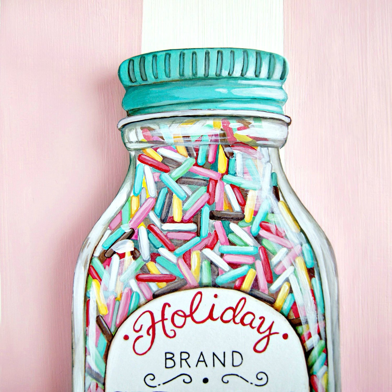 Image of Jumbo "Bottle of Sprinkles" plaque