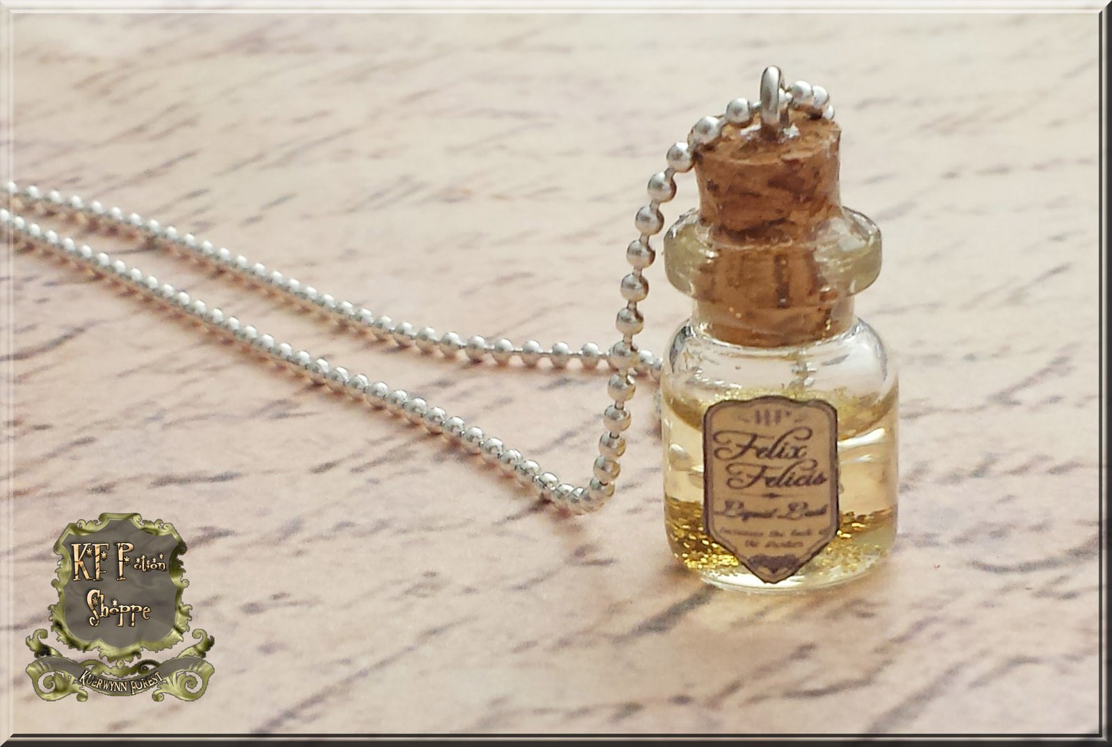 Clear Quartz Stone Potion Bottle Necklace | Earthbound Trading Co.