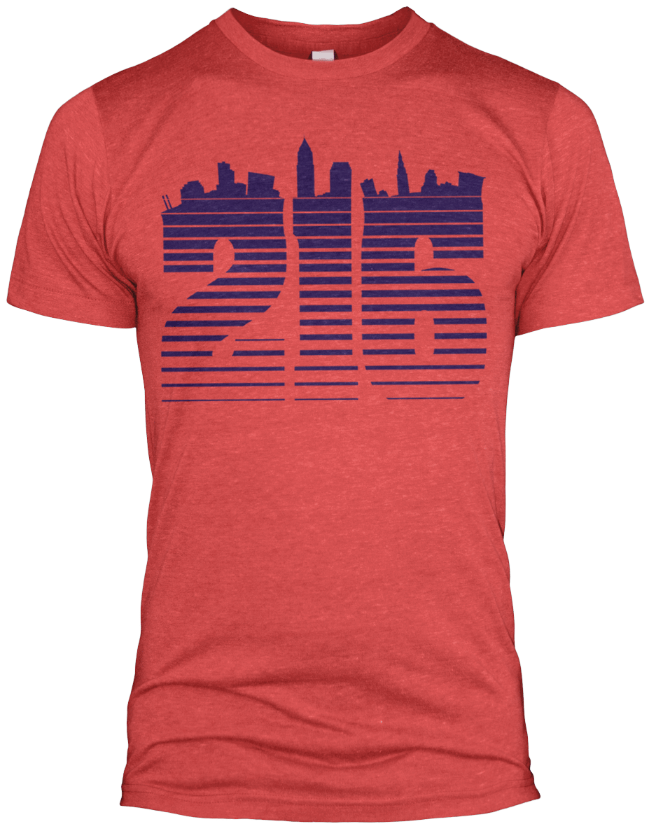 Image of 216 Tri-Blend Shirt Red