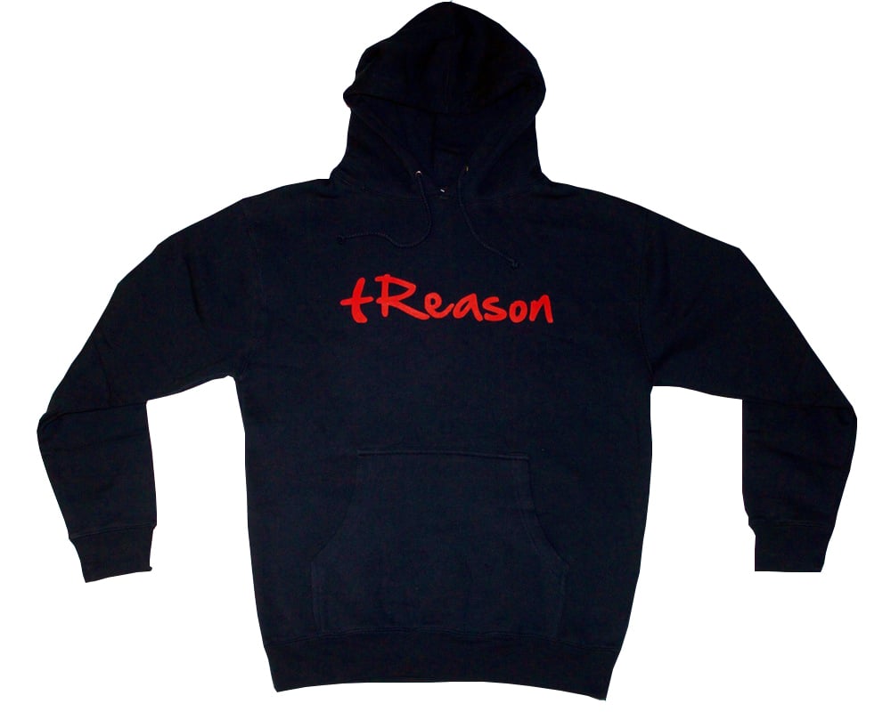 Image of OG Script Hoodie - Navy/Red