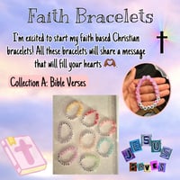 Image 12 of Faith Bracelets: Bible Verses