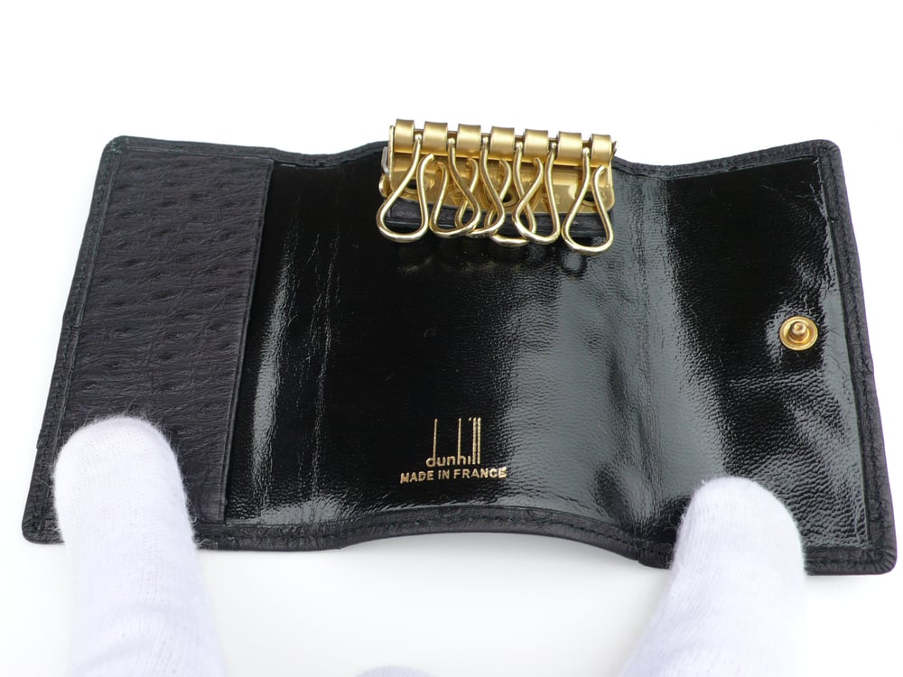Image of Dunhill Ostrich skin Key wallet
