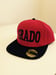 Image of GRADO Snapback Cap (Black and Red)