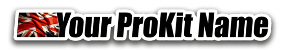 Image of ProKit Race-Name Stickers